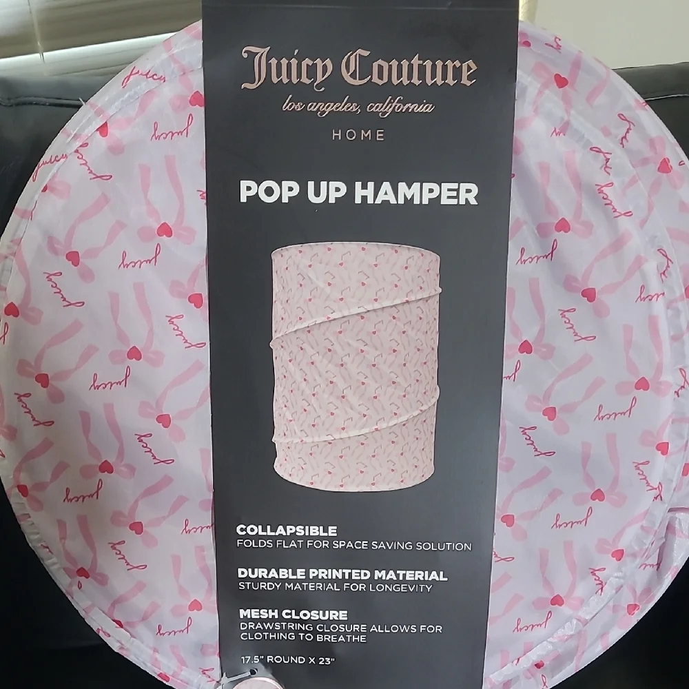 Juicy Couture Pink Pop Up Hamper - Picture 1 of 12